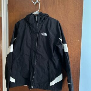 The North Face Black and White Performance Jacket for Outdoor Adventures